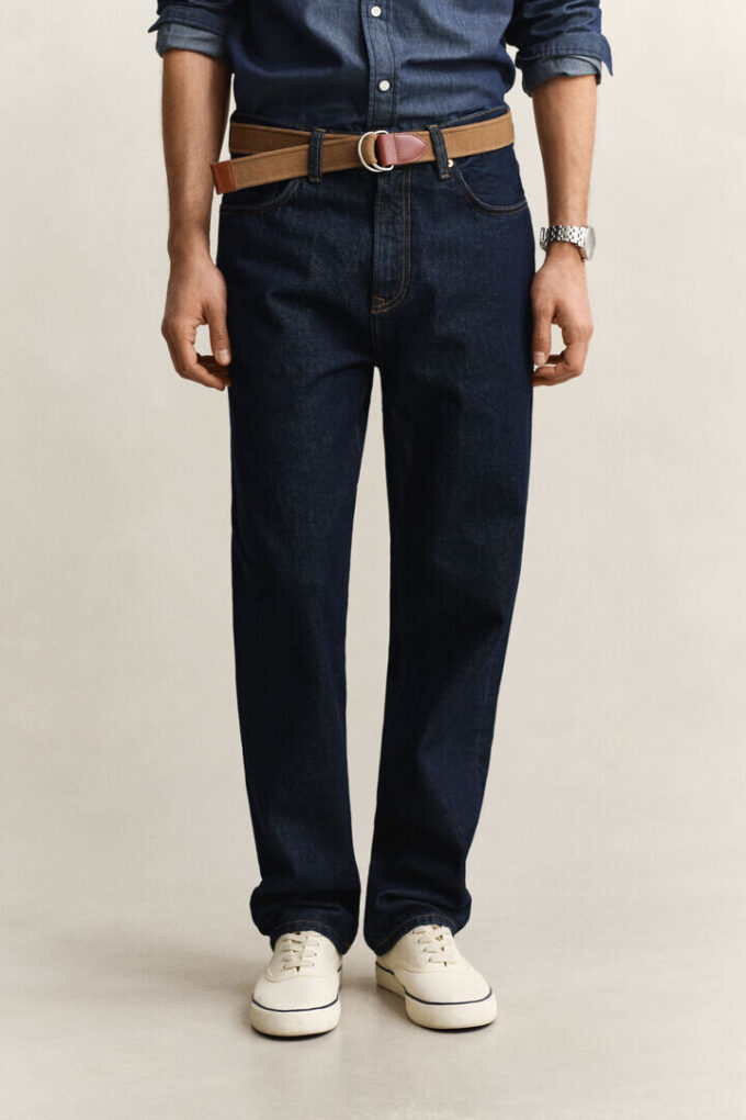 Jeans de corte reto