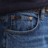 Jeans de corte reto