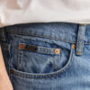 Jeans de corte reto