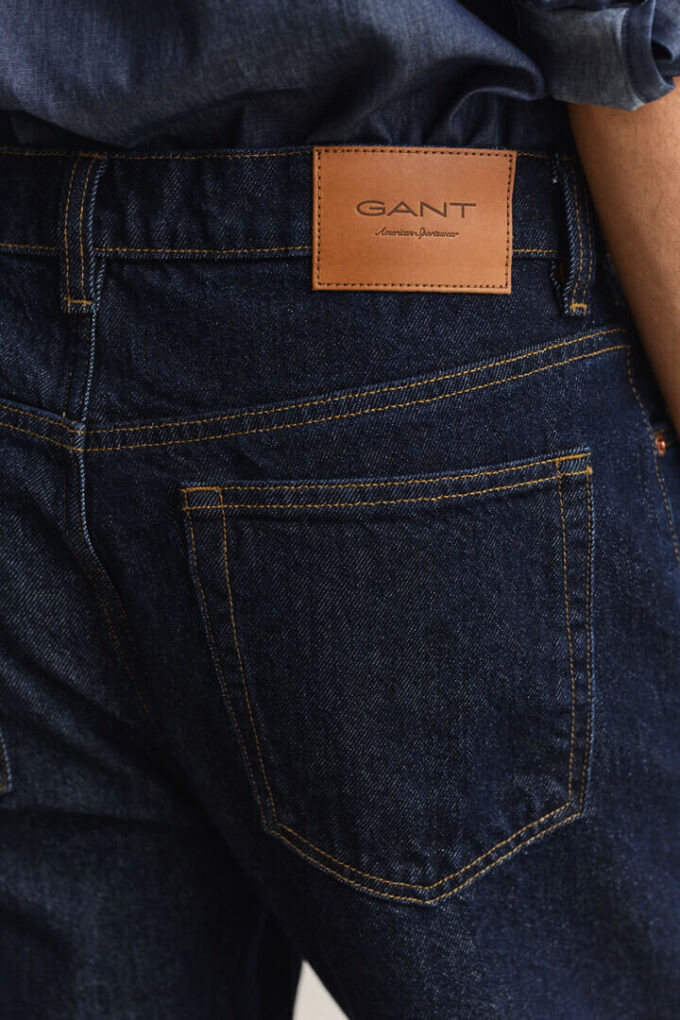 Jeans de corte reto