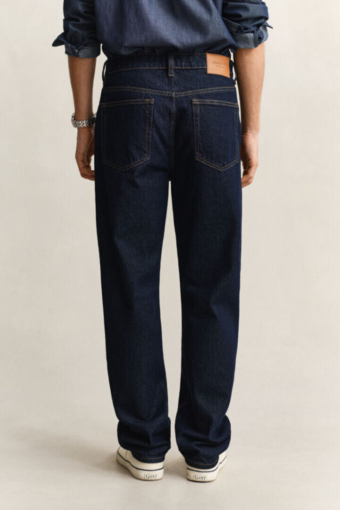 Jeans de corte reto