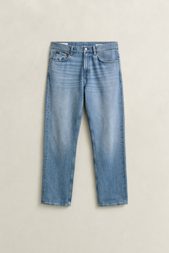 Jeans de corte reto