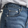 Jeans de perna reta elásticos Jeans de perna reta elásticos