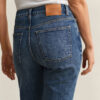 Jeans de perna reta elásticos Jeans de perna reta elásticos