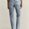 Jeans de perna reta elásticos