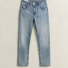 Jeans de perna reta elásticos