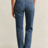 Jeans de perna reta elásticos Jeans de perna reta elásticos