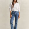 Jeans largos com monograma