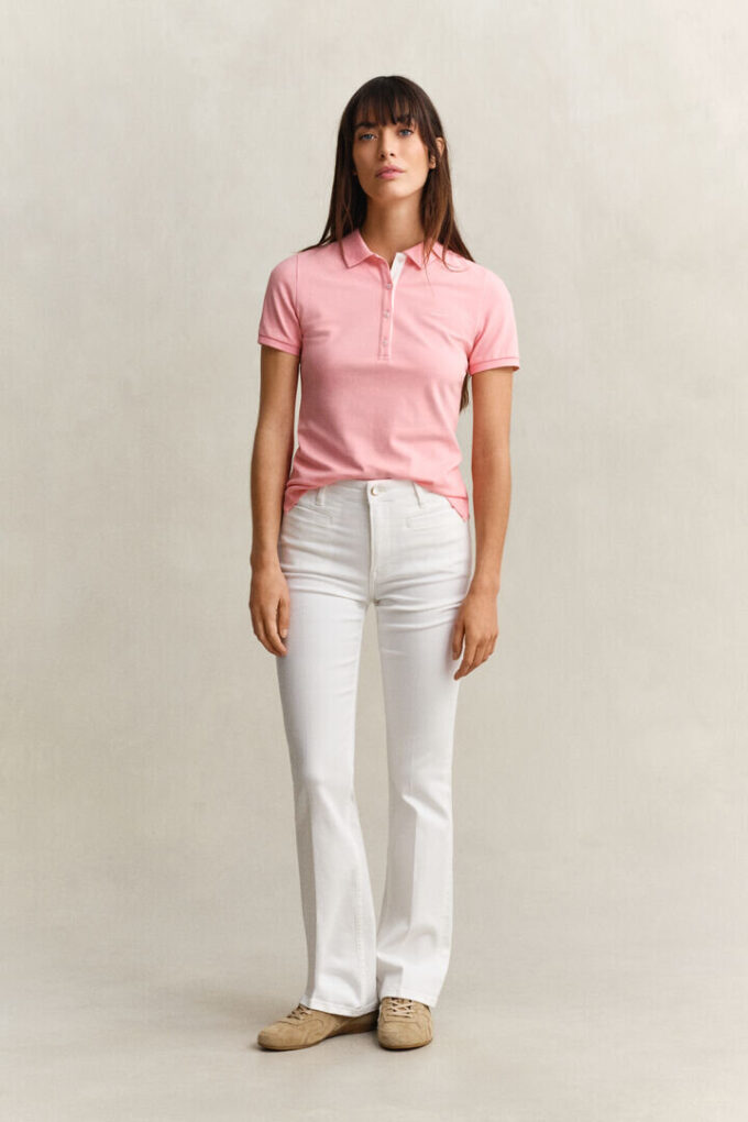 Jeans largos com monograma