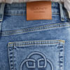 Jeans largos com monograma