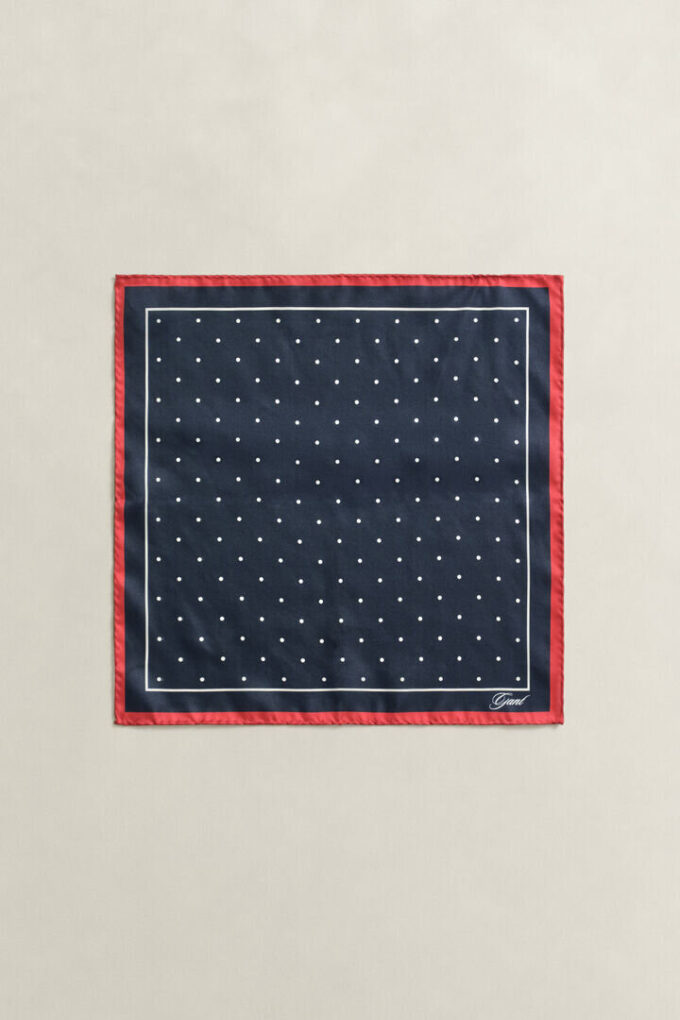 Lenço de bolso com bolinhas