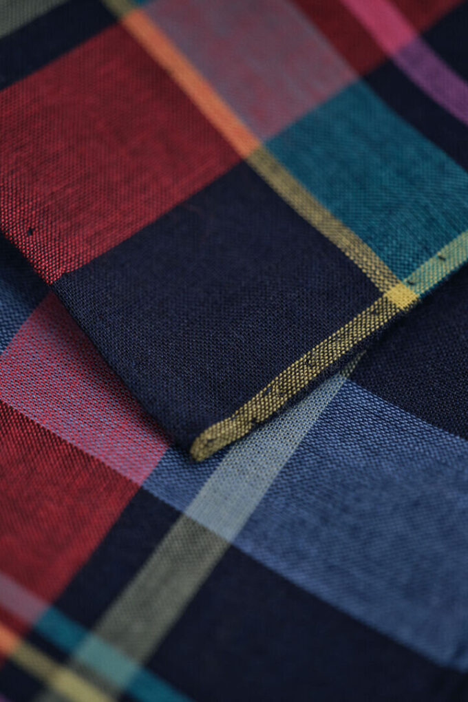 Lenço de bolso Madras