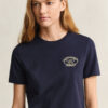T-shirt com estampado de corda