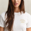 T-shirt com estampado de corda