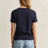 T-shirt com estampado de corda