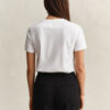 T-shirt com estampado de corda