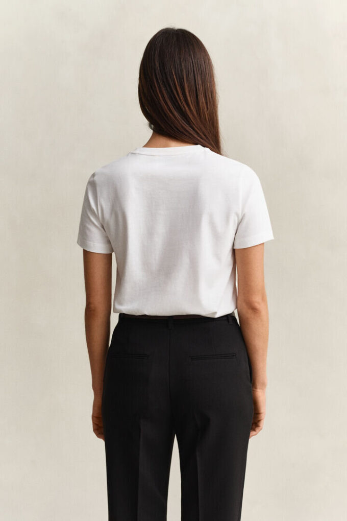 T-shirt com estampado de corda