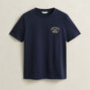 T-shirt com estampado de corda