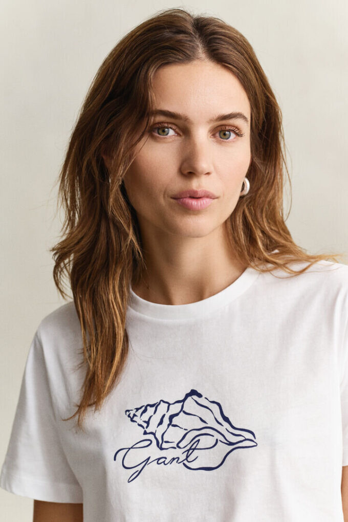 T-shirt com estampado gráfico
