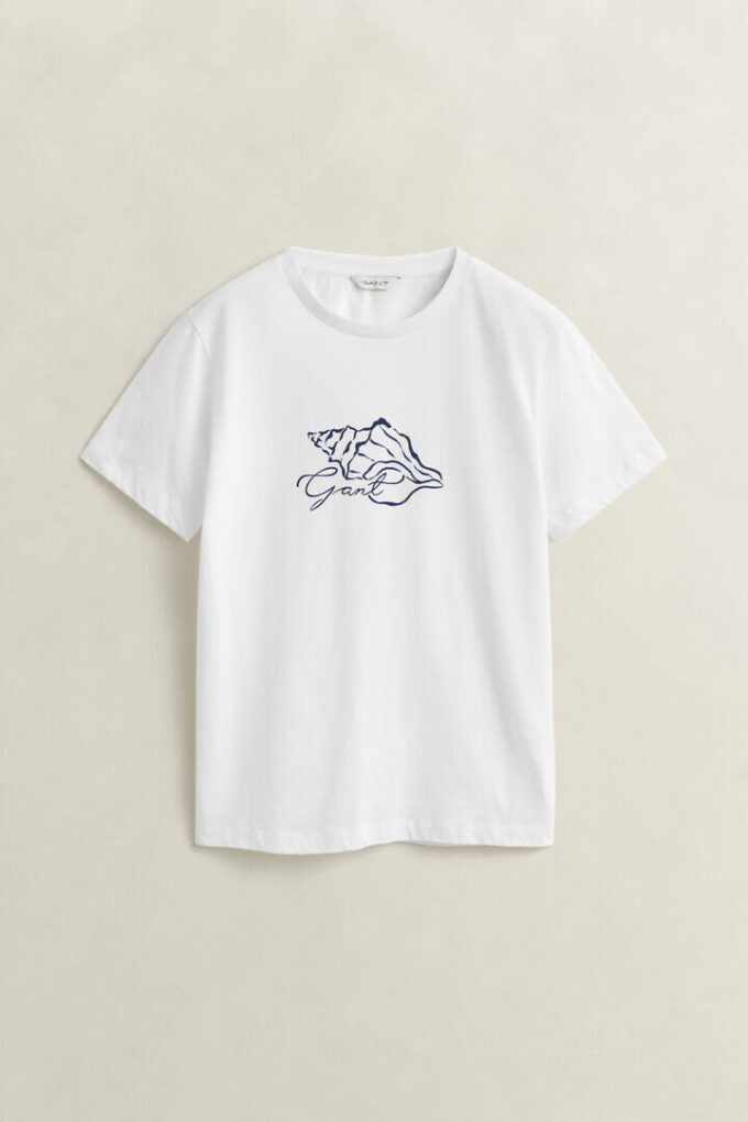 T-shirt com estampado gráfico