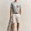 T-shirt com estampado paisagístico