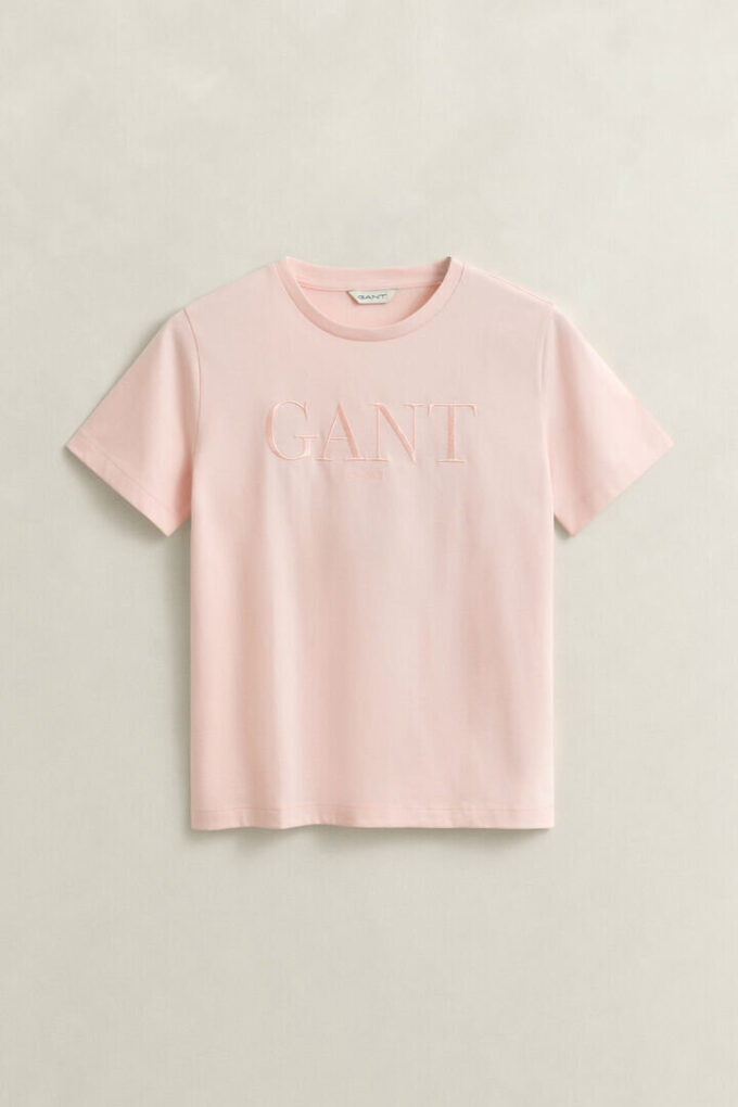 T-shirt com grafismo tonal