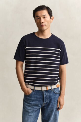 T-shirt com riscas