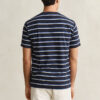 T-shirt com riscas múltiplas