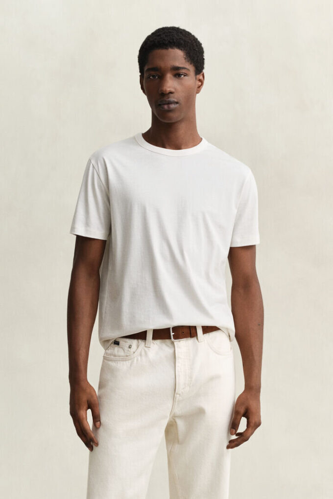 T-shirt de algodão Pima