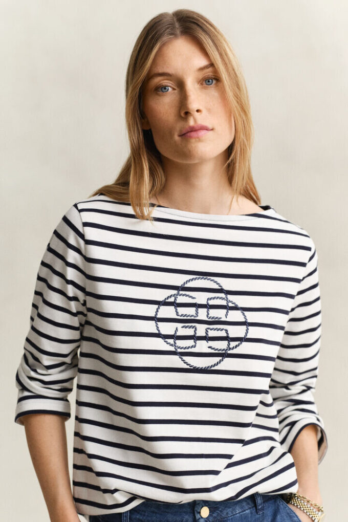 T-shirt de manga três quartos