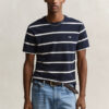 T-shirt às riscas