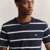 T-shirt às riscas