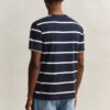 T-shirt às riscas