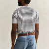 T-shirt às riscas em algodão Pima