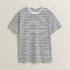 T-shirt às riscas em algodão Pima