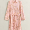 Vestido camisa com cinto