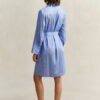 Vestido camisa com cinto