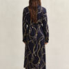 Vestido de camisa estampado