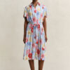 Vestido de camisa floral