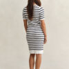 Vestido de malha trançada em algodão