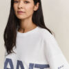 Vestido de T-shirt com Estampado Gráfico