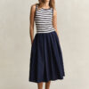 Vestido em jersey tecido