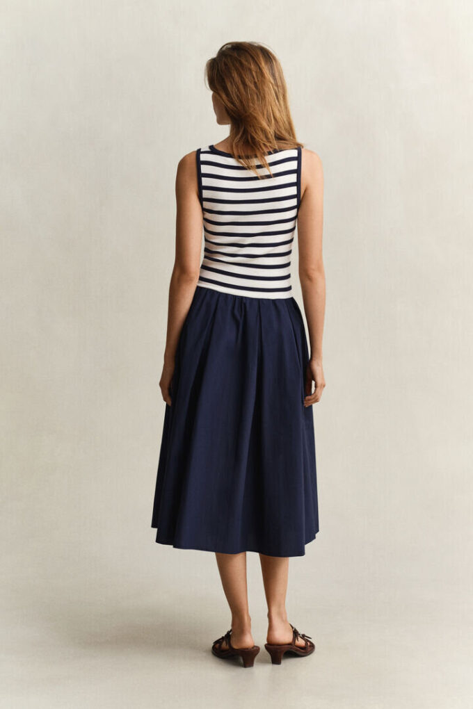 Vestido em jersey tecido