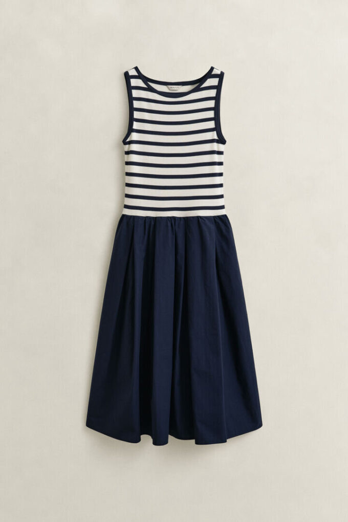 Vestido em jersey tecido