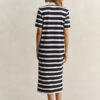 Vestido polo às riscas