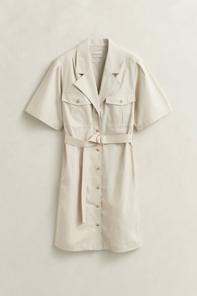 Vestido prático com cinto