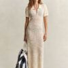 Vestido Rugger em malha rendada