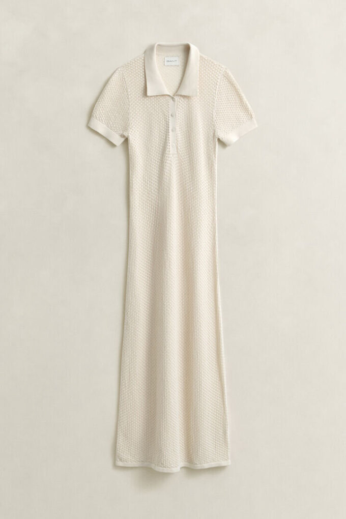 Vestido Rugger em malha rendada
