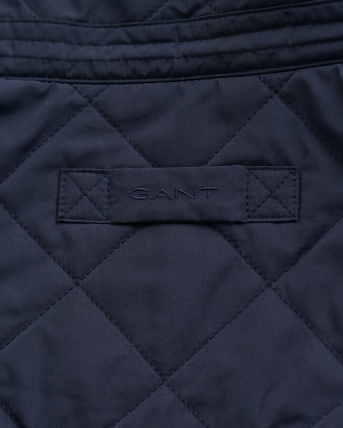 Windcheater de meio comprimento acolchoado