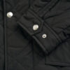 Windcheater de meio comprimento acolchoado